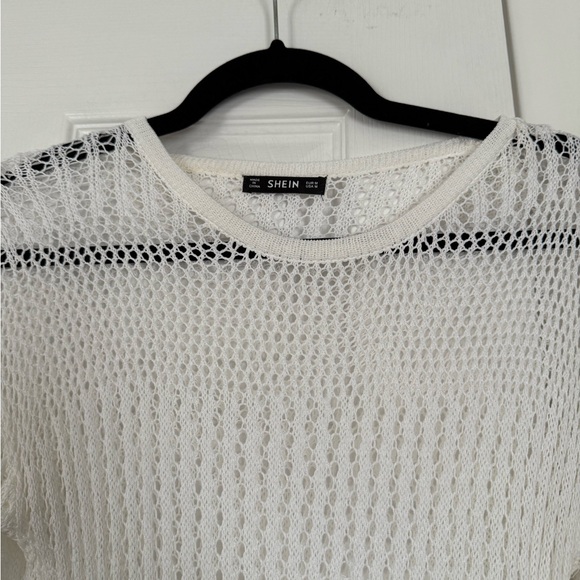 SHEIN Swim Summer Beach Hollow Out & Tassel Decorated Cover Up - Picture 4 of 9